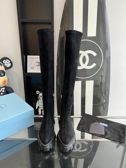 Purchasing level 2023 autumn and winter new Prada PRADA exclusive gear thick sole, thick solhnrajhg3 - Image 2