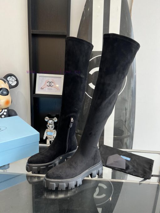 Purchasing level 2023 autumn and winter new Prada PRADA exclusive gear thick sole, thick solhnrajhg3 - Image 3