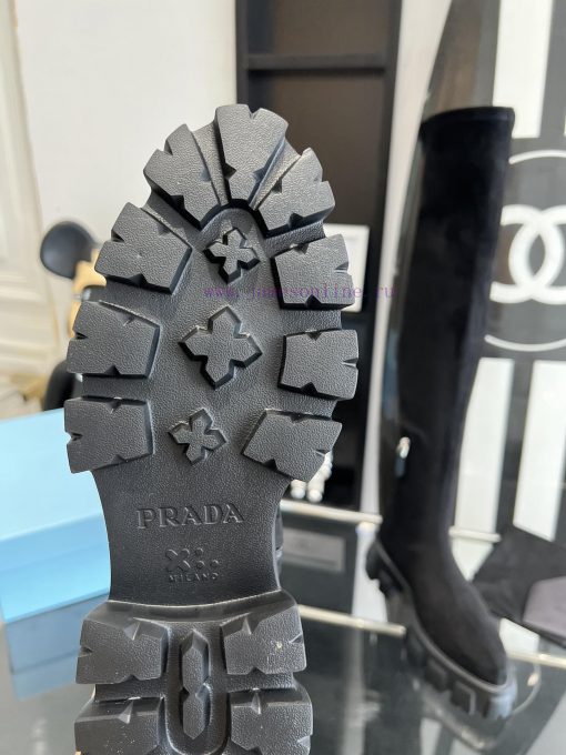 Purchasing level 2023 autumn and winter new Prada PRADA exclusive gear thick sole, thick solhnrajhg3 - Image 8
