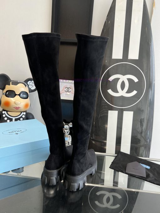 Purchasing level 2023 autumn and winter new Prada PRADA exclusive gear thick sole, thick solhnrajhg3 - Image 9