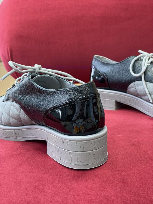 chane…l fw22 new arrival～️Chanel 2022 Autumn/Winter Chain Leather ShoesLitchi pattern calf lb5q0x1rl - Image 8