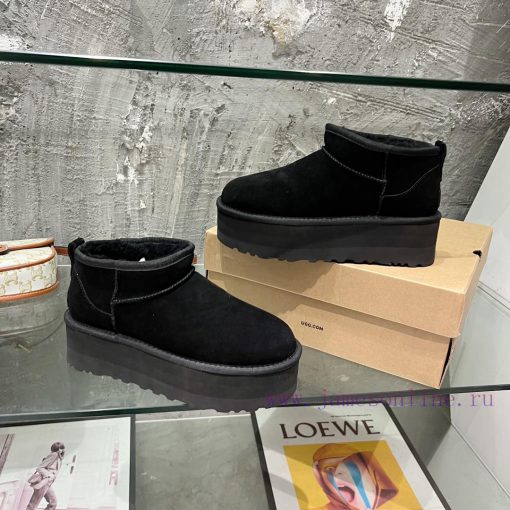 UGG thick soled snow boots ️️ fur integrated short tube snow boots with thick soles for incrfngmkmtk - Image 8