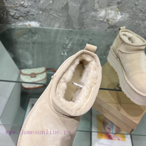 UGG thick soled snow boots ️️ fur integrated short tube snow boots with thick soles for incrxtemw6u6 - Image 6
