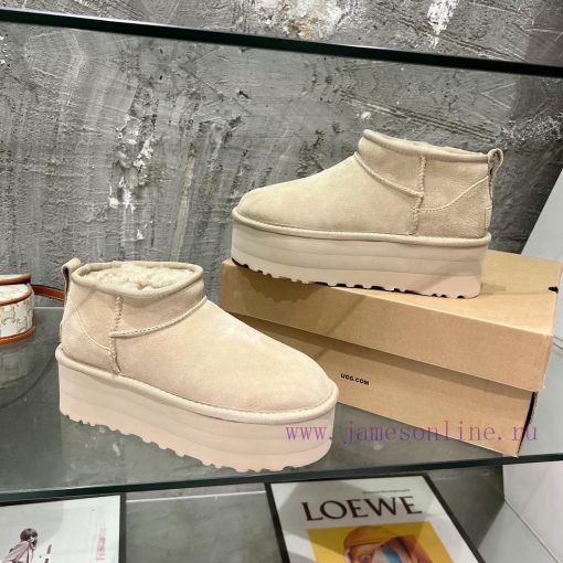 UGG thick soled snow boots ️️ fur integrated short tube snow boots with thick soles for incrxtemw6u6 - Image 8
