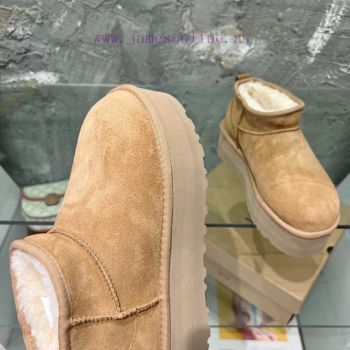 UGG thick soled snow boots ️️ fur integrated short tube snow boots with thick soles for incr5zt7tvd4 - Image 5