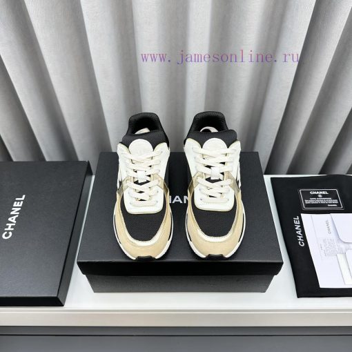 SCCHANEChanel thick soled panda sneakersChanel 2023 popular panda shoes with thick soled casz1bjkwho - Image 4