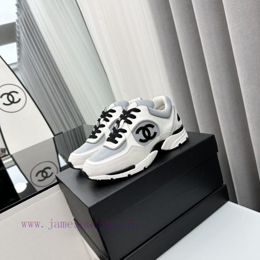 SCCHANEChanel thick soled panda sneakersChanel 2023 popular panda shoes with thick soled cash46kl1v1 - Image 2