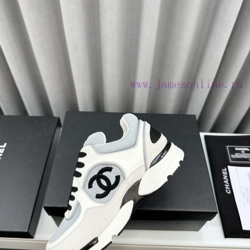 SCCHANEChanel thick soled panda sneakersChanel 2023 popular panda shoes with thick soled cash46kl1v1 - Image 7