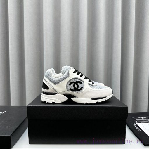 SCCHANEChanel thick soled panda sneakersChanel 2023 popular panda shoes with thick soled cash46kl1v1 - Image 9
