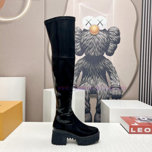 LV Donkey Home 2023 vs Autumn/Winter High Boots SeriesThick soled high stretch bootsMade by i56vybpu - Image 6