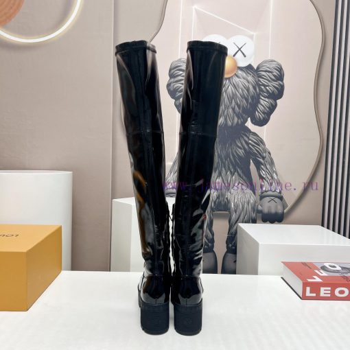 LV Donkey Home 2023 vs Autumn/Winter High Boots SeriesThick soled high stretch bootsMade by i56vybpu - Image 9
