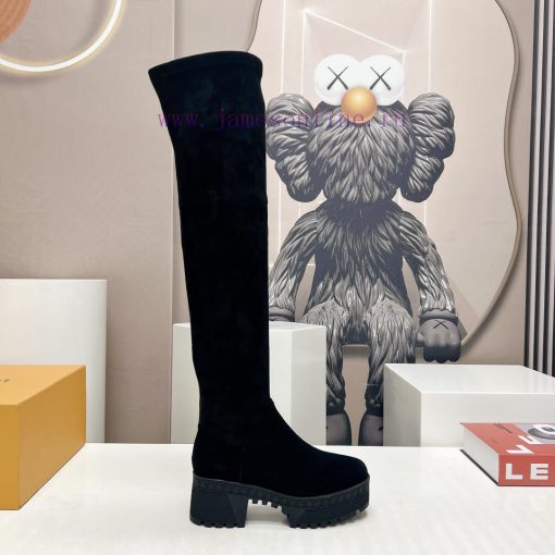 LV Donkey Home 2023 vs Autumn/Winter High Boots SeriesThick soled high stretch bootsMade by rulya8kp - Image 6
