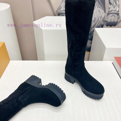 LV Donkey Home 2023 vs Autumn/Winter High Boots SeriesThick soled high stretch bootsMade by rulya8kp - Image 10
