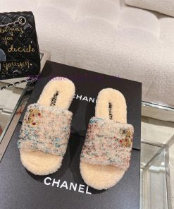 Top qualityChanel fw23 new arrival～Chanel 2023 autumn/winter new fur mop seriesThe water plaqdngkrey