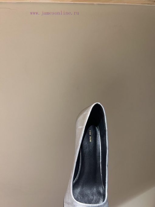 The mostThe row autumn and winter new high-heeled square headed cat heel high-heeled single rcp2pe5s - Image 6