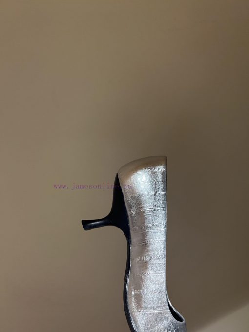 The mostThe row autumn and winter new high-heeled square headed cat heel high-heeled single rcp2pe5s - Image 7