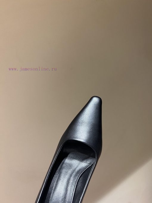 The mostThe row autumn and winter new high-heeled square headed cat heel high-heeled single t2cxzsbv - Image 5