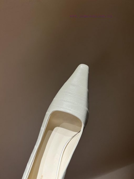 The mostThe row autumn and winter new high-heeled square headed cat heel high-heeled single hmhl5e10 - Image 5