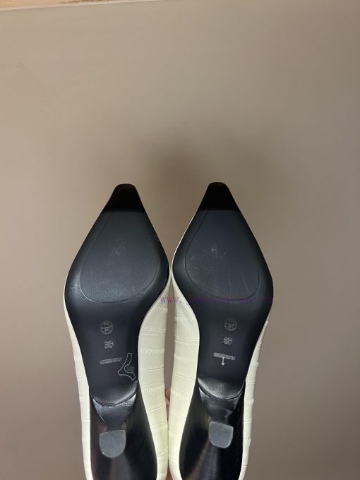 The mostThe row autumn and winter new high-heeled square headed cat heel high-heeled single hmhl5e10 - Image 10