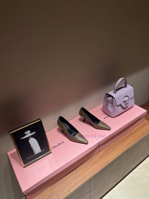The mostThe row autumn and winter new high-heeled square headed cat heel high-heeled single rclb9ufl - Image 2