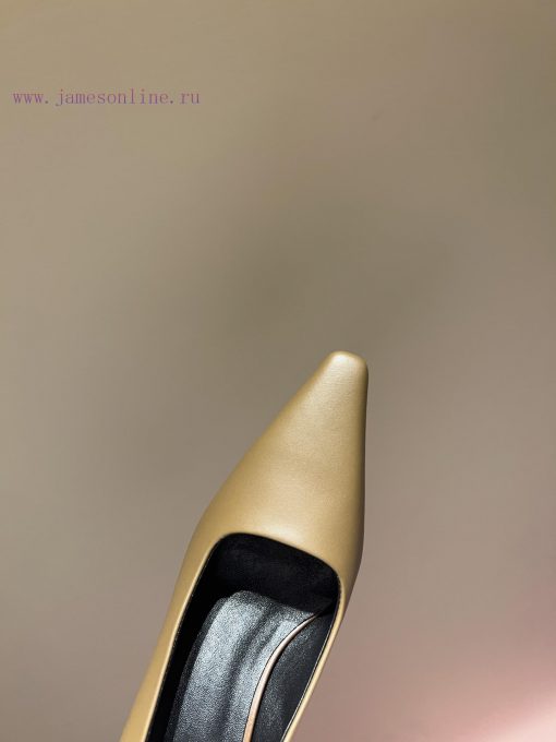 The mostThe row autumn and winter new high-heeled square headed cat heel high-heeled single rclb9ufl - Image 5