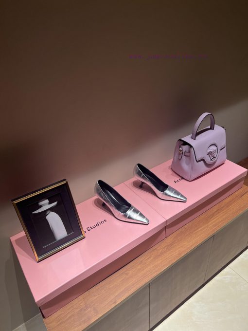 The mostThe row autumn and winter new high-heeled square headed cat heel high-heeled single kjakkxm3 - Image 2