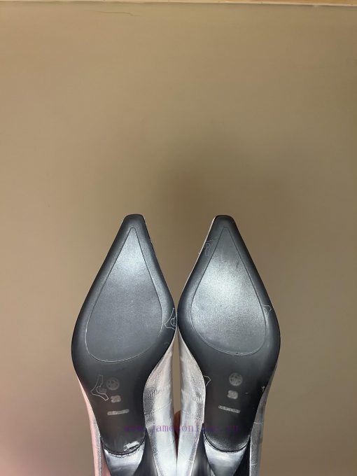 The mostThe row autumn and winter new high-heeled square headed cat heel high-heeled single kjakkxm3 - Image 10
