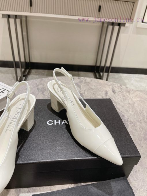 Chanel's 2024 early spring new pointed and thick heeled sandalsChanel 2024 Chanel C's latest2i37vi1l - Image 7