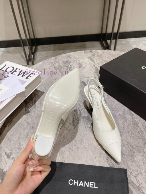 Chanel's 2024 early spring new pointed and thick heeled sandalsChanel 2024 Chanel C's latest2i37vi1l - Image 9