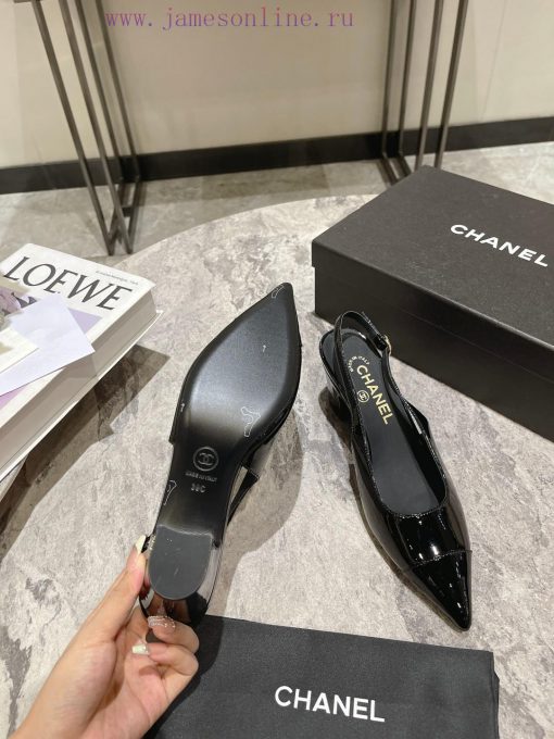 Chanel's 2024 early spring new pointed and thick heeled sandalsChanel 2024 Chanel C's latestr9xcqm8h - Image 9
