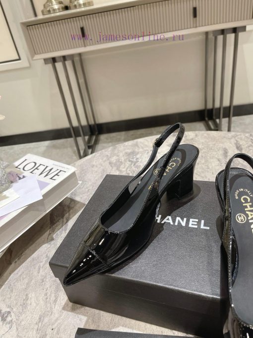 Chanel's 2024 early spring new pointed and thick heeled sandalsChanel 2024 Chanel C's latestr9xcqm8h - Image 10