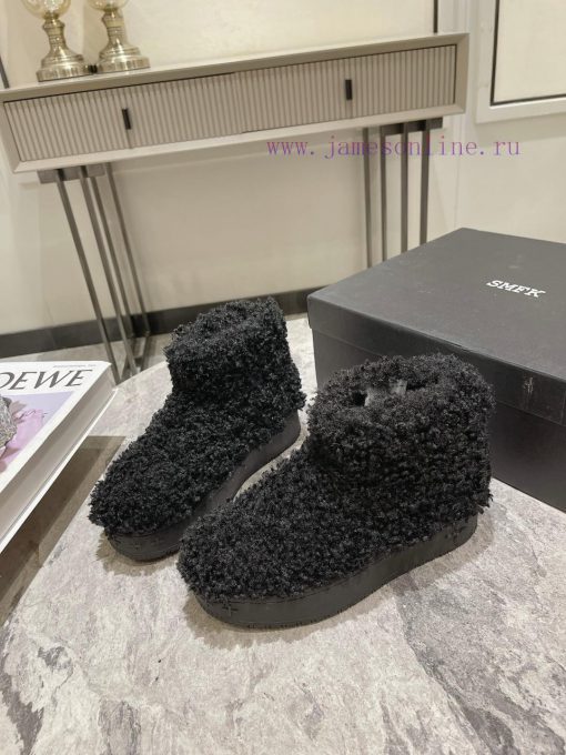 Short boots SMFK designer brand 23 latest thick soled desert snow boots by Wu Xuanyi, same syi3wkscq - Image 7
