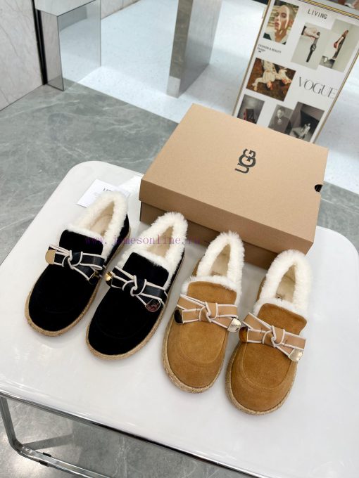 𝑼𝑮𝑮 ◾ 2023 new model ◾ Winter new fur shoes with a butterfly knot decoration on the instep, 5wk4euwe