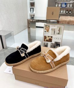 𝑼𝑮𝑮 ◾ 2023 new model ◾ Winter new fur shoes with a butterfly knot decoration on the instep, i8d1yhbl