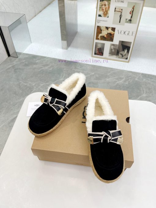 𝑼𝑮𝑮 ◾ 2023 new model ◾ Winter new fur shoes with a butterfly knot decoration on the instep, 5wk4euwe - Image 7