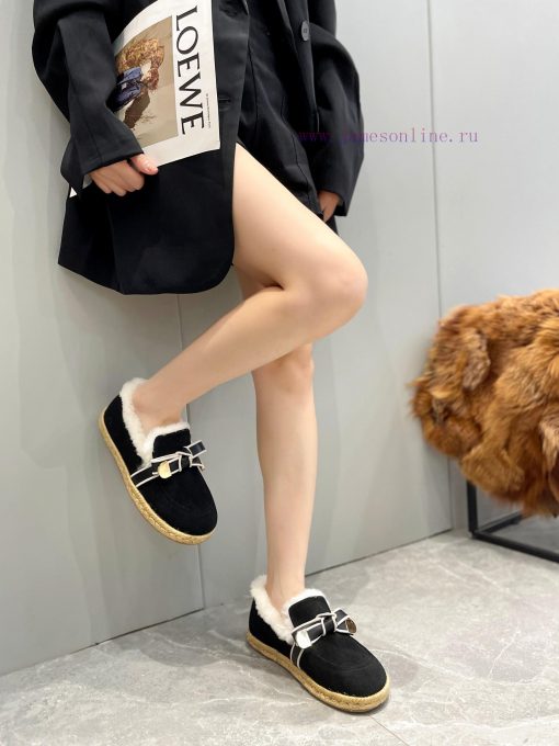 𝑼𝑮𝑮 ◾ 2023 new model ◾ Winter new fur shoes with a butterfly knot decoration on the instep, 5wk4euwe - Image 9
