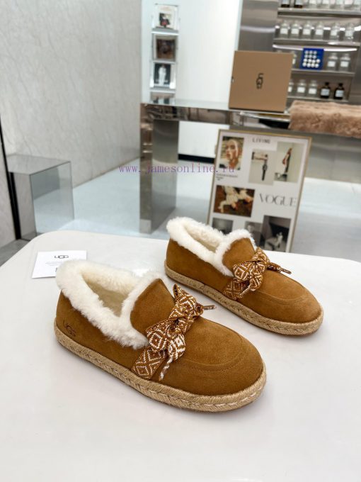 𝑼𝑮𝑮 ◾ 2023 new model ◾ Winter new fur shoes with a butterfly knot decoration on the instep, mem8hzpl - Image 3