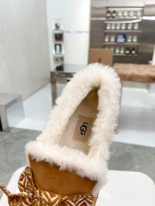 𝑼𝑮𝑮 ◾ 2023 new model ◾ Winter new fur shoes with a butterfly knot decoration on the instep, mem8hzpl - Image 4