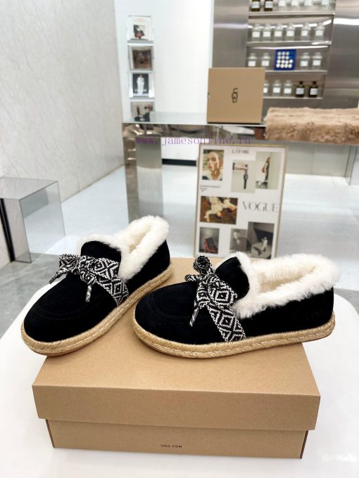 𝑼𝑮𝑮 ◾ 2023 new model ◾ Winter new fur shoes with a butterfly knot decoration on the instep, 8a18pklz - Image 4