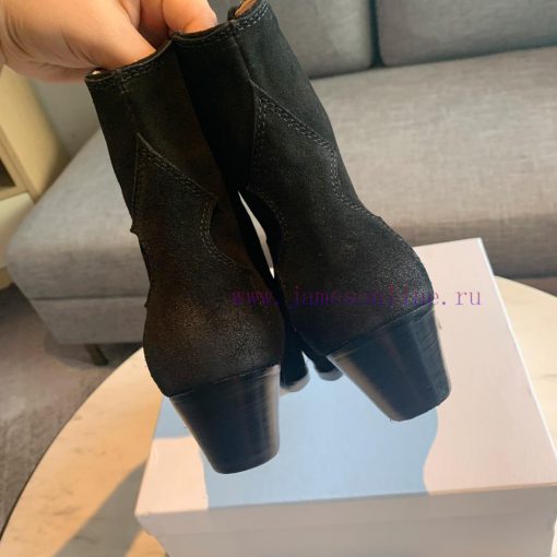ISABEL MARANT Western Cowboy Short Boots are a simple and versatile material with a top laye70c86wv7 - Image 9