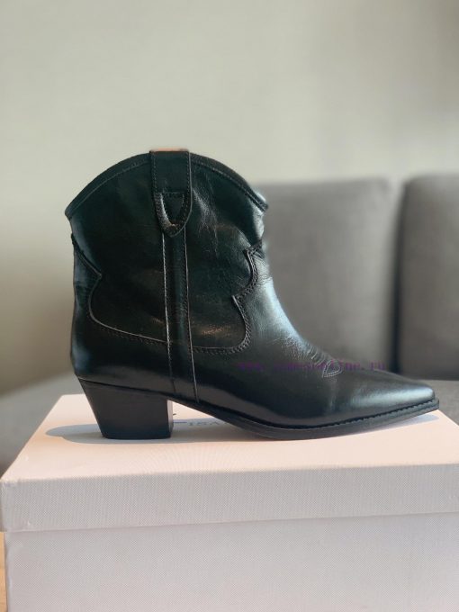 ISABEL MARANT Western Cowboy Short Boots are a simple and versatile material with a top layeyd5el29h - Image 10