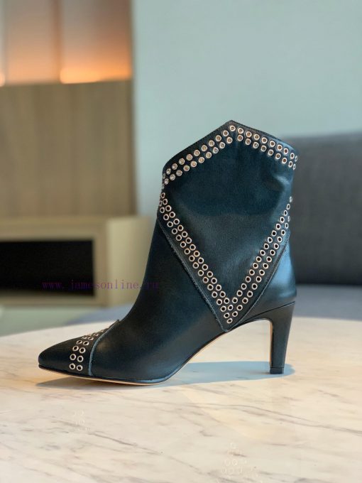 ISABEL MARANT rivet short boots are a simple and versatile material with a top layer of calfcdyg0vw8 - Image 7