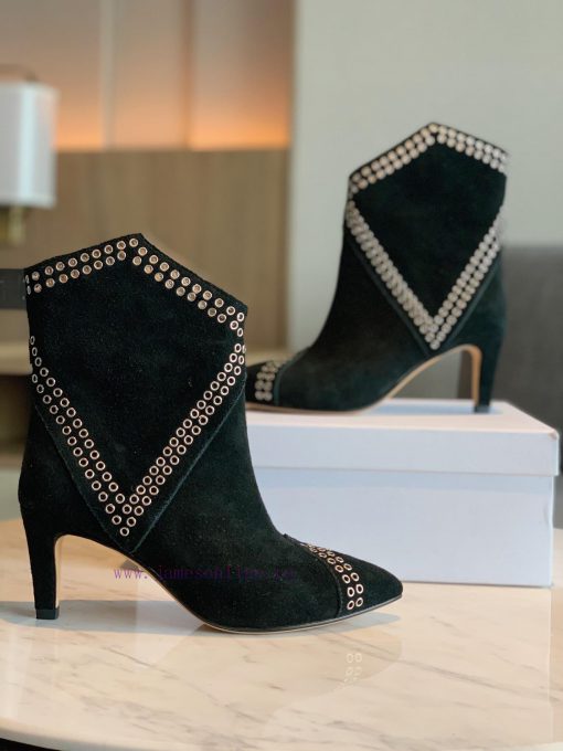 ISABEL MARANT rivet short boots are a simple and versatile material with a top layer of calfvecxbmu0 - Image 8