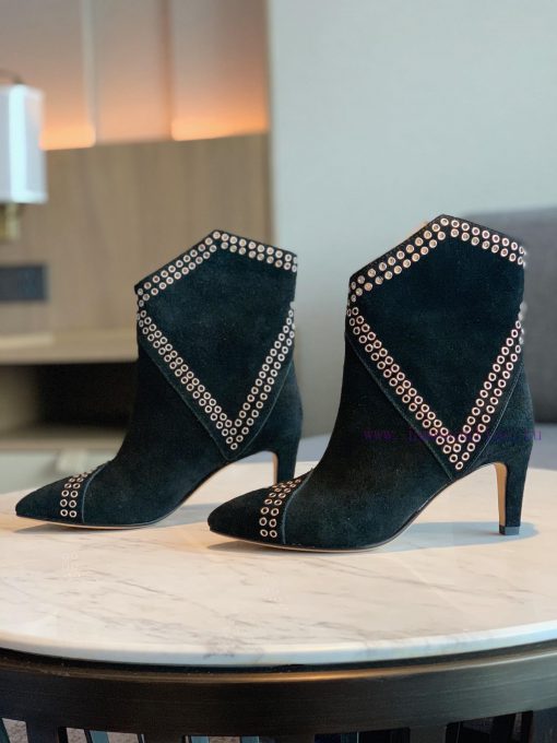 ISABEL MARANT rivet short boots are a simple and versatile material with a top layer of calfvecxbmu0 - Image 9