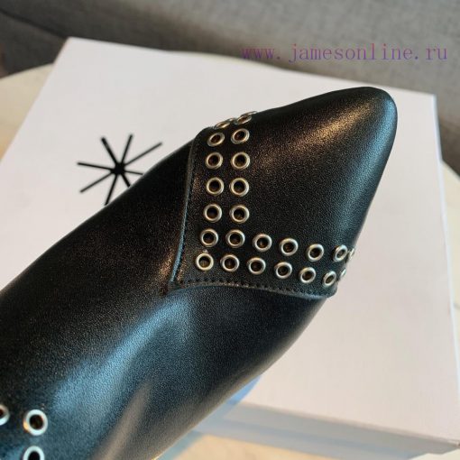 ISABEL MARANT rivet boots are a simple and versatile material with a top layer of calf leathavmuhqbg - Image 8