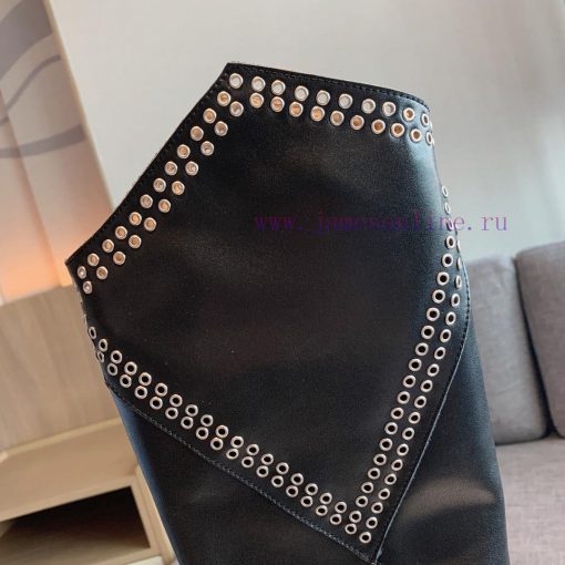 ISABEL MARANT rivet boots are a simple and versatile material with a top layer of calf leathavmuhqbg - Image 9