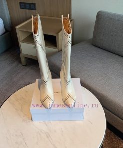 ISABEL MARANT rivet boots are a simple and versatile material with a top layer of calf leathnqgn9qzd