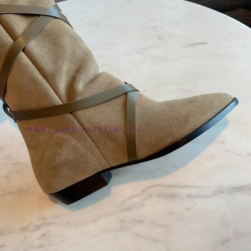 ISABEL MARANT strap boots are here for summer wear. A pair of legendary retro boot strap desx7a3denx - Image 7