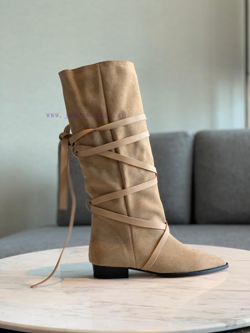 ISABEL MARANT strap boots are here for summer wear. A pair of legendary retro boot strap des4narjfv7 - Image 3