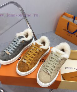 Louis Vuitton LV wool thick soled sports shoesThe new autumn and winter collection features qq7oq38f